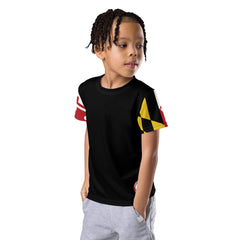 Maryland Flag kids crew neck t-shirt