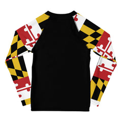 Maryland Flag Kids Rash Guard