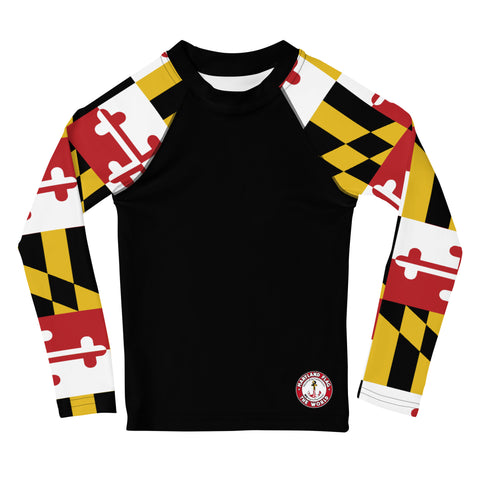 Maryland Flag Kids Rash Guard