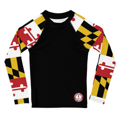 Maryland Flag Kids Rash Guard