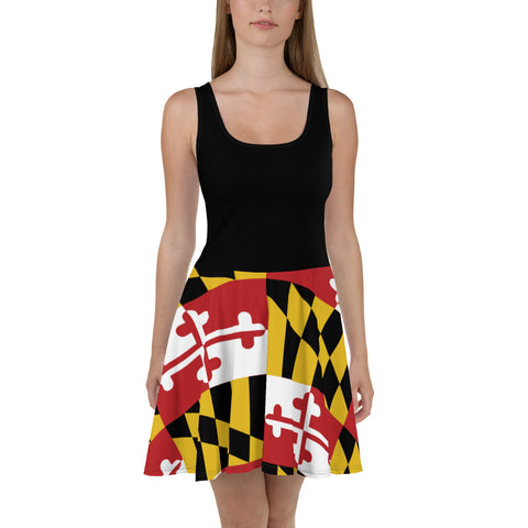 MD Flag Sleeveless Dress