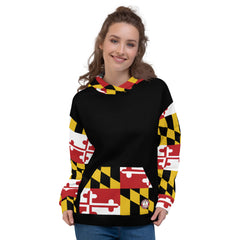 Maryland Flag Unisex Hoodie