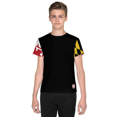 Maryland Flag youth crew neck t-shirt