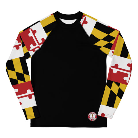 Maryland Flag Youth Rash Guard