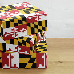 Maryland Flag Wrapping Paper Sheets