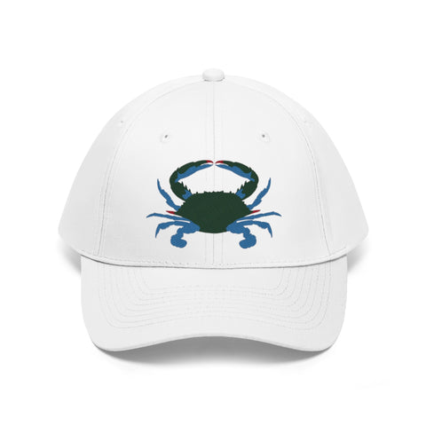 Maryland Blue Crab Unisex Twill Hat - MarylandFlagTheWorld