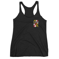 Ladies' Lightweight Triblend Racerback Tank - MarylandFlagTheWorld