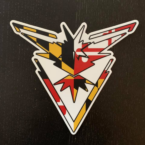 Maryland Team Vinyl Decals (6"x6") - MarylandFlagTheWorld