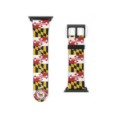 Maryland Flag Apple Watch Strap - MarylandFlagTheWorld
