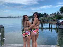 MD Flag High Waisted Bikini Bottom