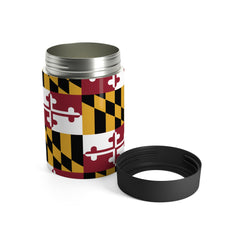 12oz Stainless Steel Koozie - MarylandFlagTheWorld