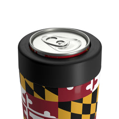 12oz Stainless Steel Koozie - MarylandFlagTheWorld