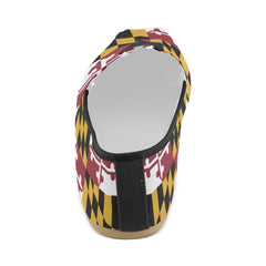 MD Flag Women's Canvas Shoes - MarylandFlagTheWorld