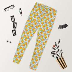 Halloween Candy Corn Leggings