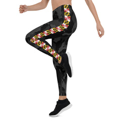 Black Camo Maryland Flag Leggings