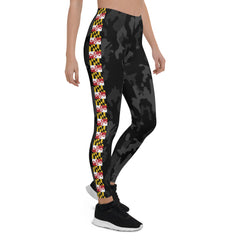 Black Camo Maryland Flag Leggings