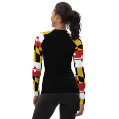 Maryland Flag Women's Rash Guard