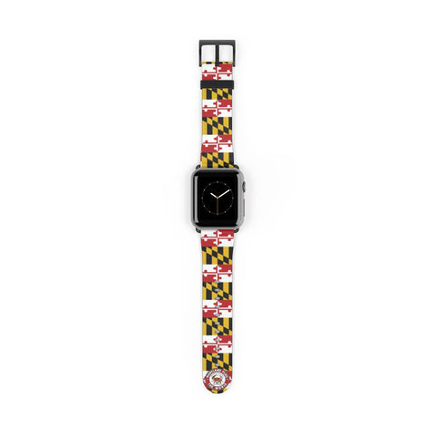Maryland Flag Apple Watch Strap - MarylandFlagTheWorld