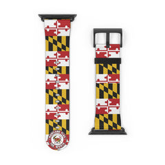 Maryland Flag Apple Watch Strap - MarylandFlagTheWorld