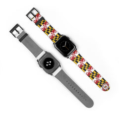 Maryland Flag Apple Watch Strap - MarylandFlagTheWorld