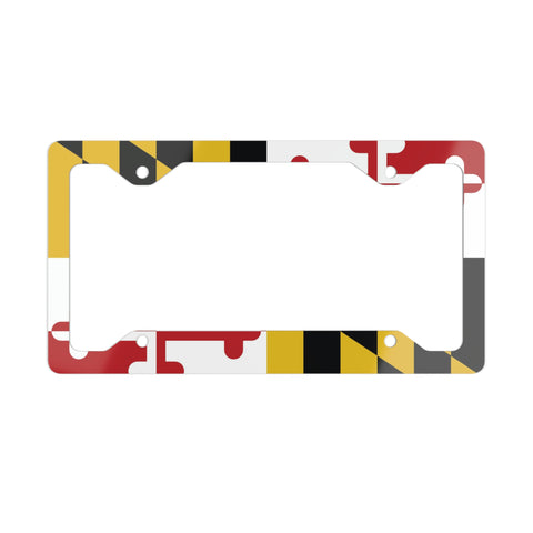 Maryland Flag Metal License Plate Frame