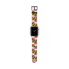Maryland Flag Apple Watch Strap - MarylandFlagTheWorld