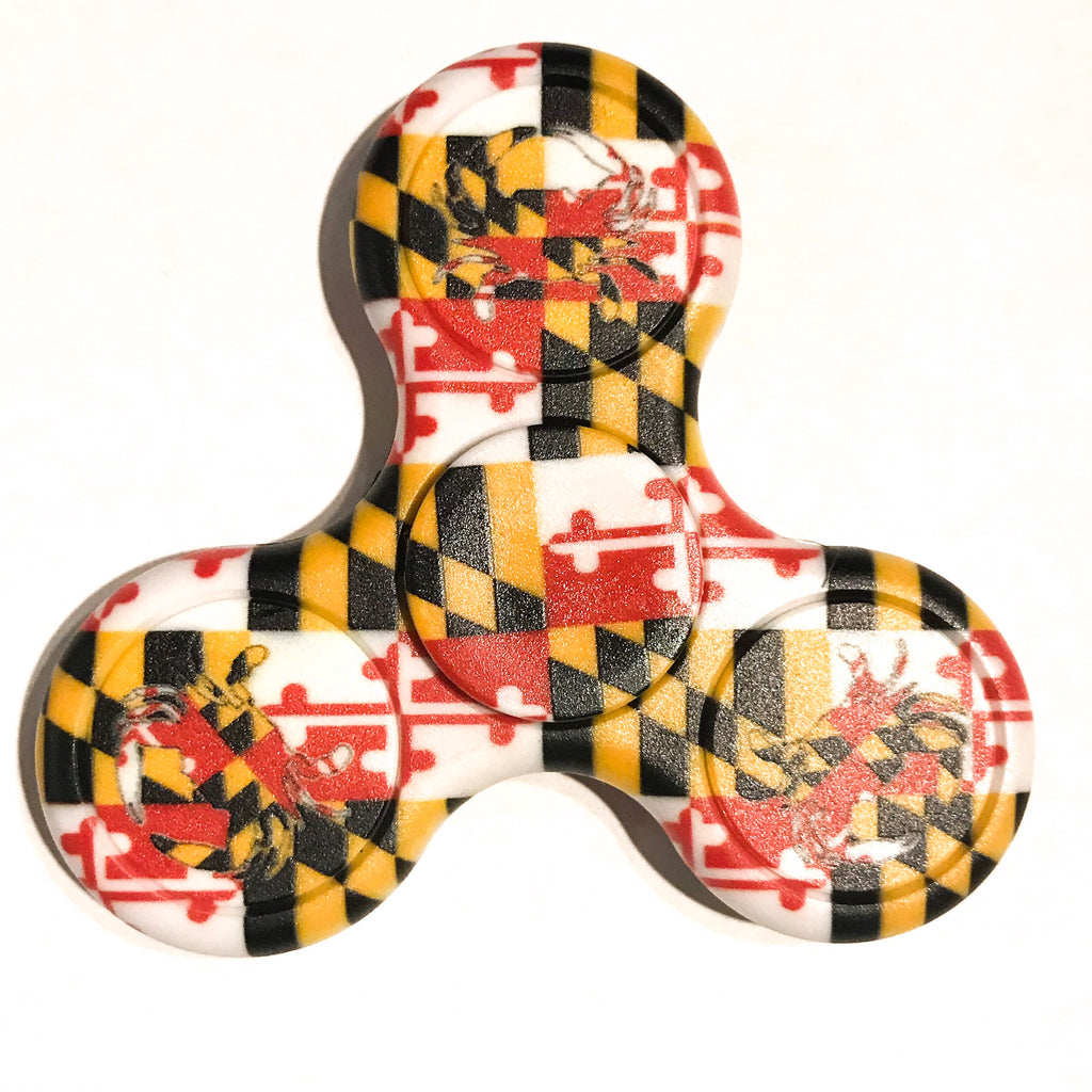 MD Flag Fidget Spinner - MarylandFlagTheWorld