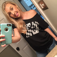 Women's Distressed Flag Fashion Shirt - MarylandFlagTheWorld