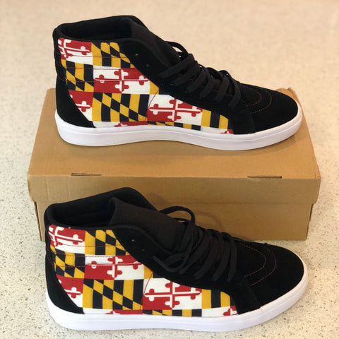 MD Flag Skater Shoes - MarylandFlagTheWorld