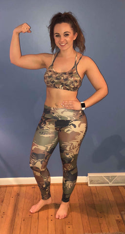 Camo Crab Sports Bra (SALE) - MarylandFlagTheWorld