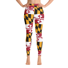 MD Flag Leggings (Multiple Styles Available) (SALE) - MarylandFlagTheWorld