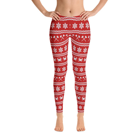 MD Christmas Leggings (Multiple Styles Available) - MarylandFlagTheWorld