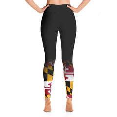 MD Flag Gradient Leggings (Multiple Styles Available) - MarylandFlagTheWorld