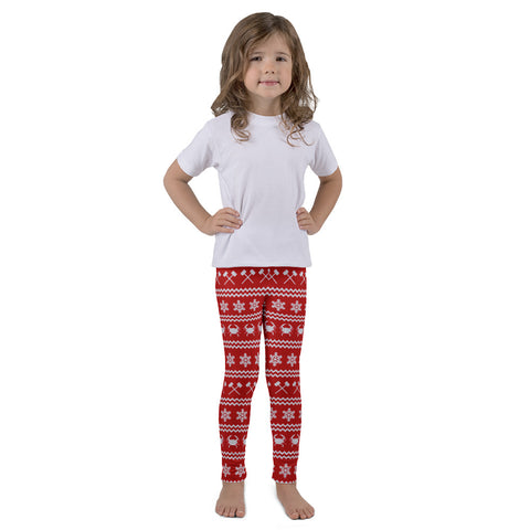 MD Christmas Kid's/Youth leggings - MarylandFlagTheWorld