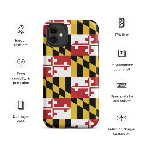 Maryland Flag iPhone case